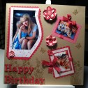 Scrapbooking - Happy Birthday Sandra 1