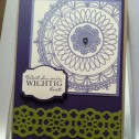Weil Du mir wichtig bist mit Doily