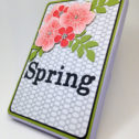 Stampin Up - Stempelherz - Minibook in der Dose - DP Vintage-Mix - Secret Garden - Framelits Garten-Mix - Word Play - Loving Thoughts - Farngrün - Morgenrot - Anthrazitgrau Collage 03