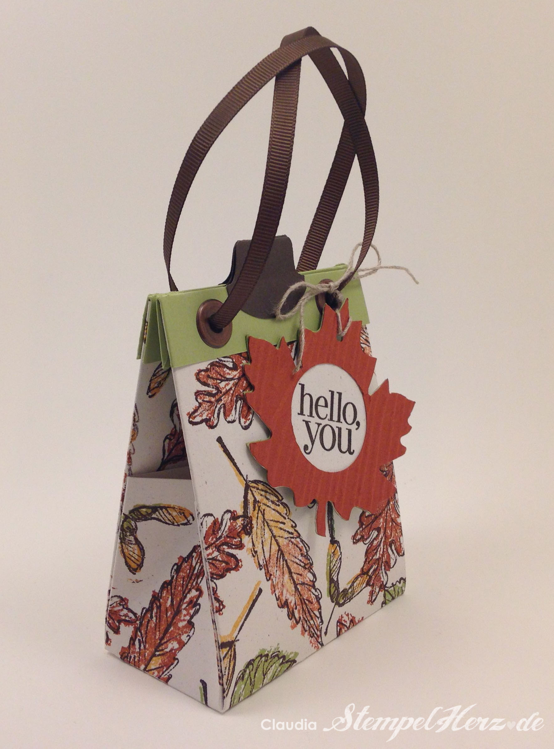 ONE SHEET BAG II – Schnittmuster Herbstliche Tasche „hello, you“