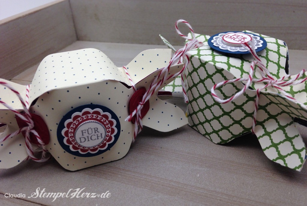 Knallbonbons - Stampin'Up! mit Stempelherz