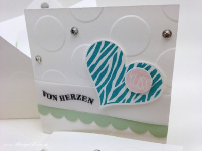 Stampin Up - Stempelherz - Stempelset Herzklopfen - Stanze Herzblatt - Kartenset Von Herzen 05 Kopie