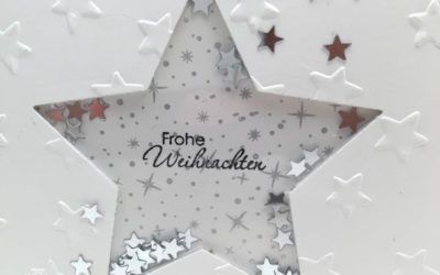 Eine weihnachtliche Schüttelkarte