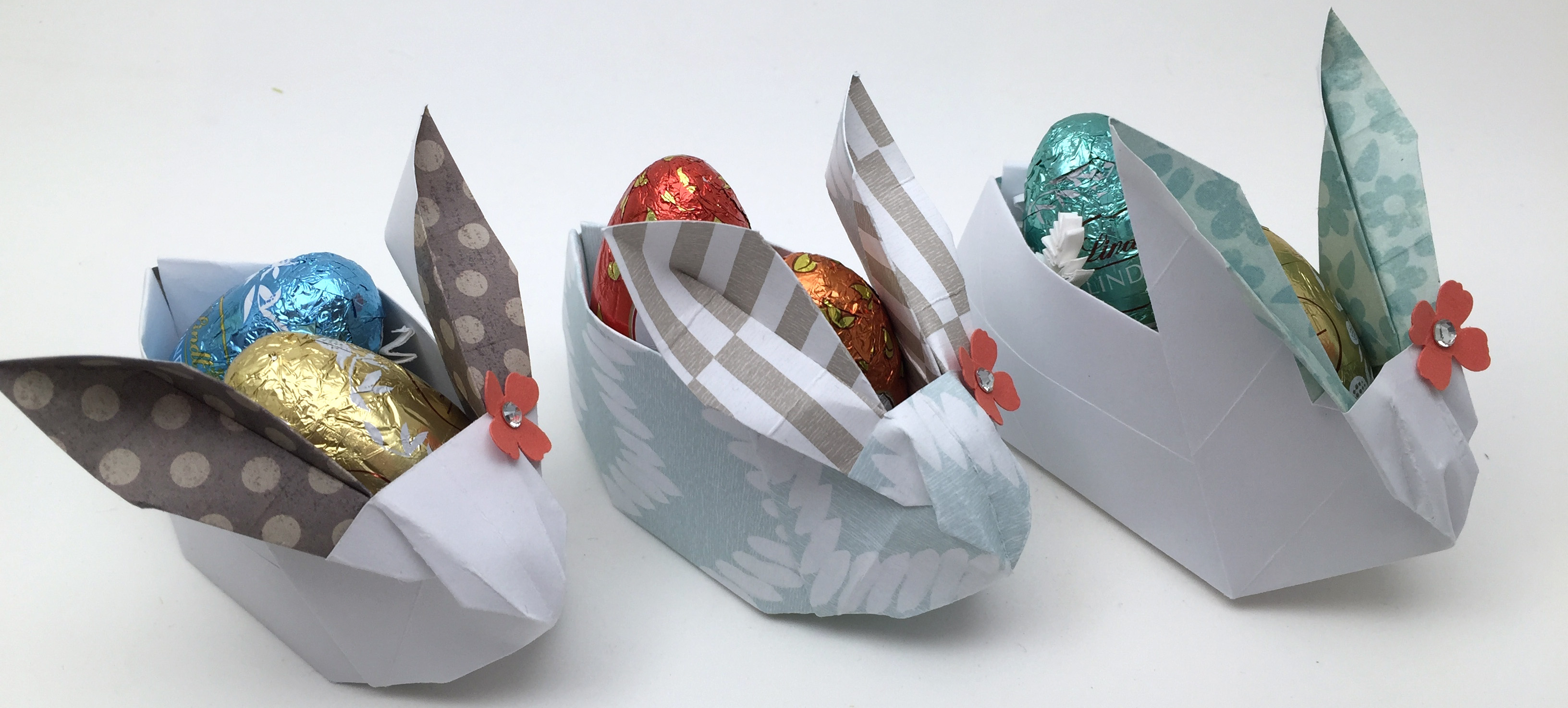 Origami-Osterhasen für Euch…