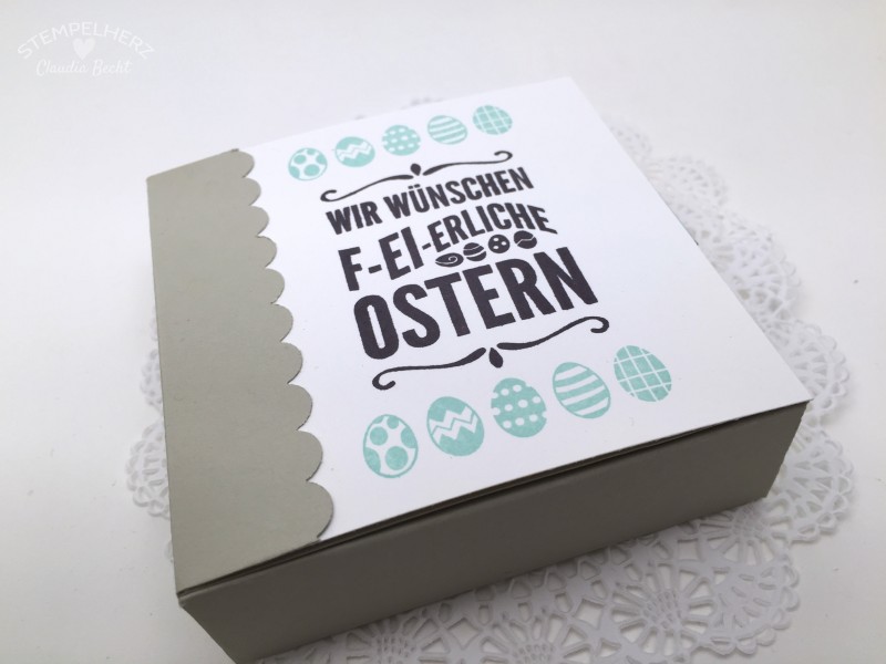 Stampin Up-Stempelherz-Ostern-Schachtel-Box-Verpackung-Ei ei ei-Cheerful Critters-Tutorial-Videoanleitung Oster-Schachtel 10