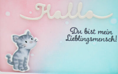 Grußkarte „Hallo! Du bist mein Lieblingsmensch“