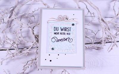 Geburtstagskarte für Weise