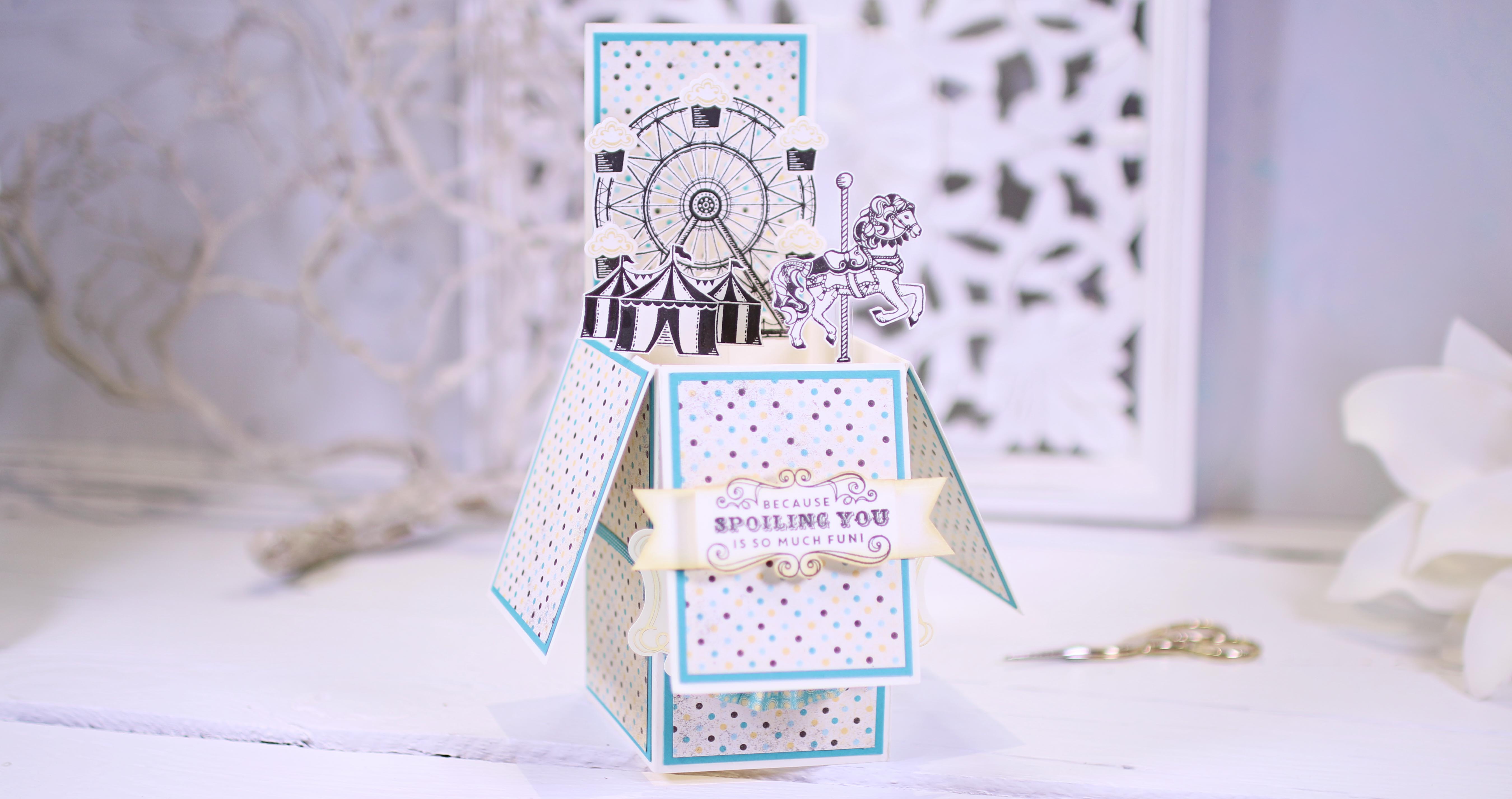 Kartenbox Carousel Birthday