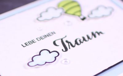 Karte Lebe Deinen Traum