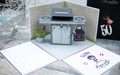 Explosionbox mit Grill zum 50sten