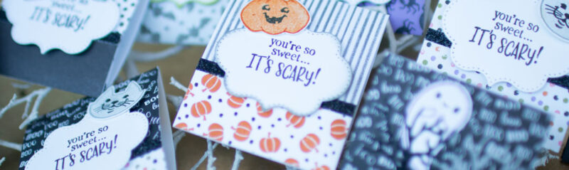 Stampin' Up! - Stempelherz - Verpackung - Halloween - Cutest Halloween - Frightfully Cute - Gruselige Naschereien