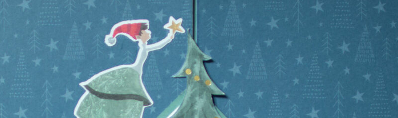 Stampin' Up! - Stempelherz - Weihnachten - Adventskalender doppelseitig - Online-Kartenset Verspielte Weihnachten