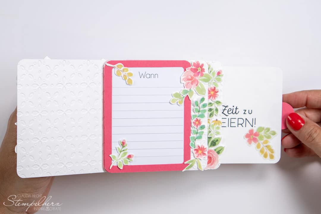 Stampin Up - Stempelherz - Extraordinary Flora - Wasserfall-Ziehkarte Herrlich Floral 05 Stampin-Up-Stempelherz-Faltbox-Frohe-Ostern-Maerchenhafte Gefaehrten