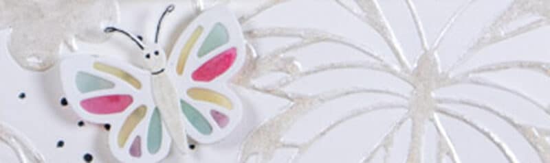 Stampin! Up! - Stempelherz - Karte Schmetterlingsgruesse