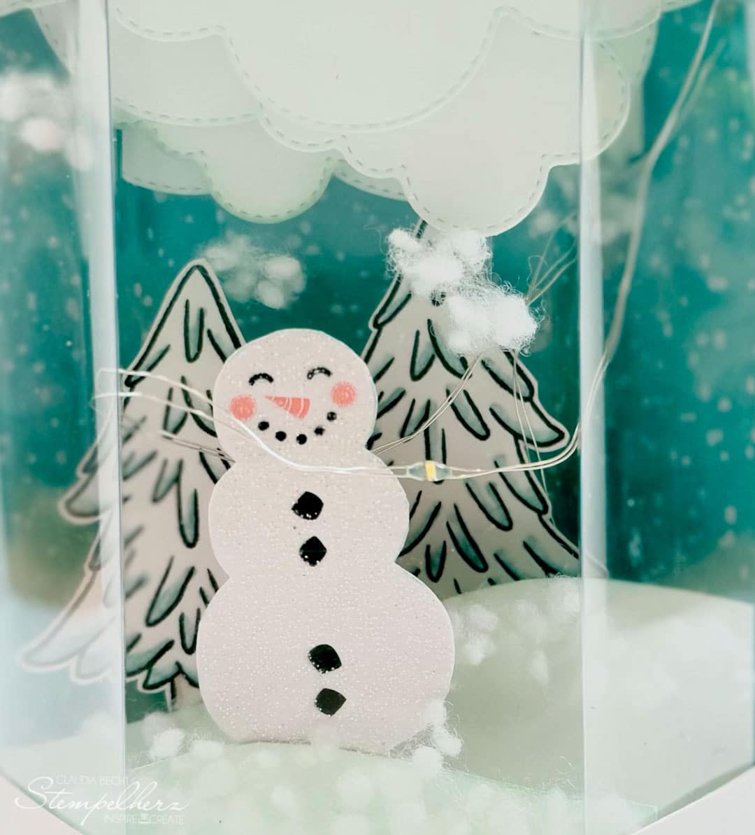 Stampin' Up! - Stempelherz - Jahresringe Karte Mitten ins Herz